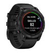 Часы Garmin Fenix 7 PRO Solar серый с черным ремешком