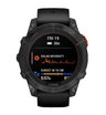 Часы Garmin Fenix 7 PRO Solar серый с черным ремешком