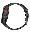 Часы Garmin Fenix 7 PRO Solar серый с черным ремешком