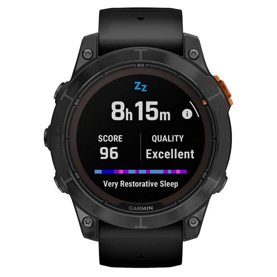 Часы Garmin Fenix 7 PRO Solar серый с черным ремешком