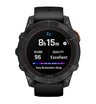 Часы Garmin Fenix 7 PRO Solar серый с черным ремешком