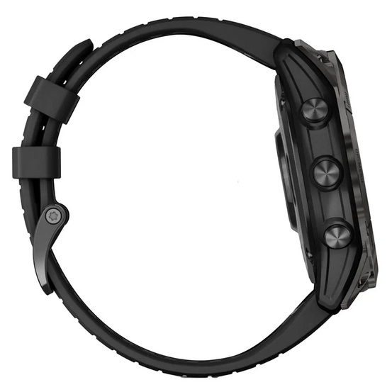 Часы Garmin Fenix 7 PRO Solar Edition серый корпус с черным ремешком
