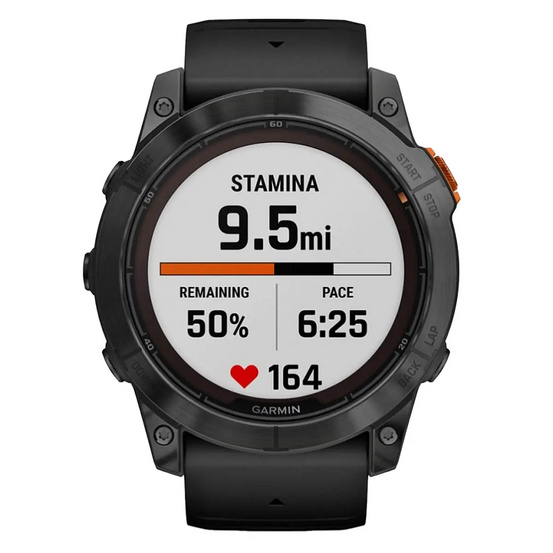 Часы Garmin Fenix 7 PRO Solar Edition серый корпус с черным ремешком