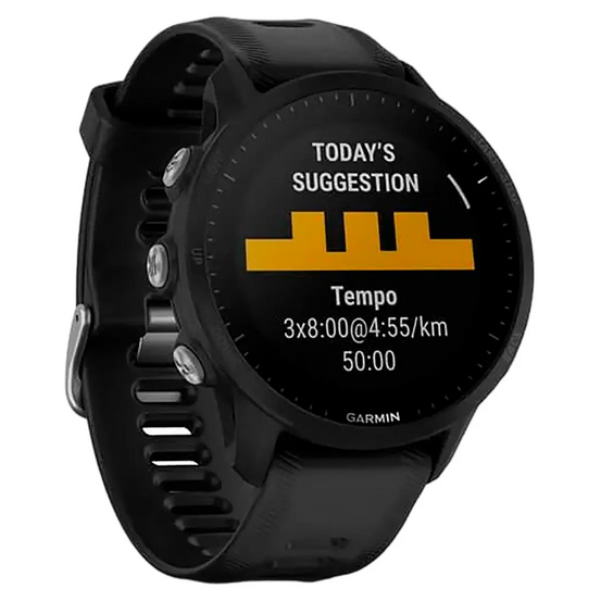 Часы Garmin Forerunner 955 с черным ремешком