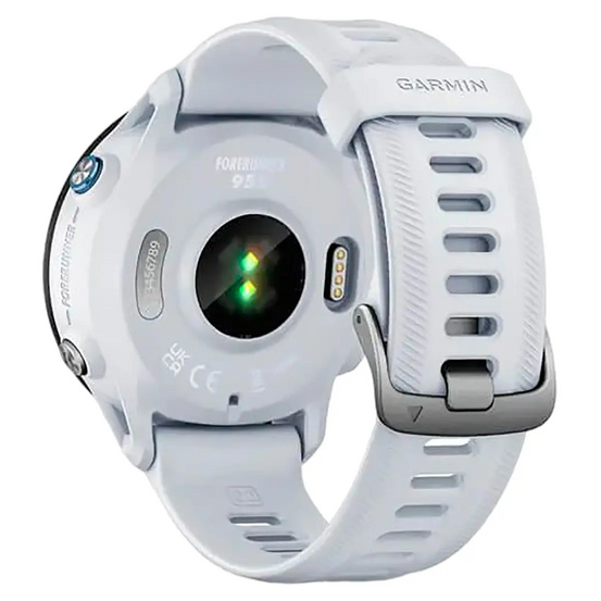 Часы Garmin Forerunner 955 с белым ремешком