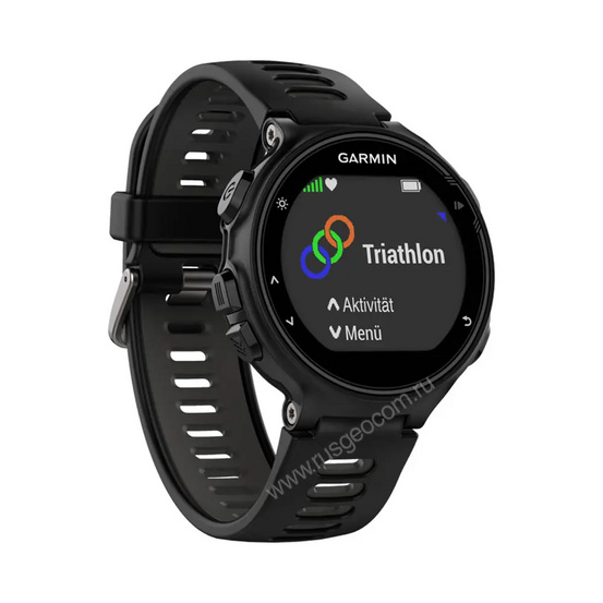 Часы Garmin Forerunner 735XT HRM-Tri-Swim черно-серые
