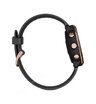 Часы Garmin Forerunner 645 Music розовое золото с черным ремешком