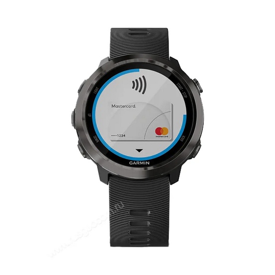 Часы Garmin Forerunner 645 Music серые с черным ремешком