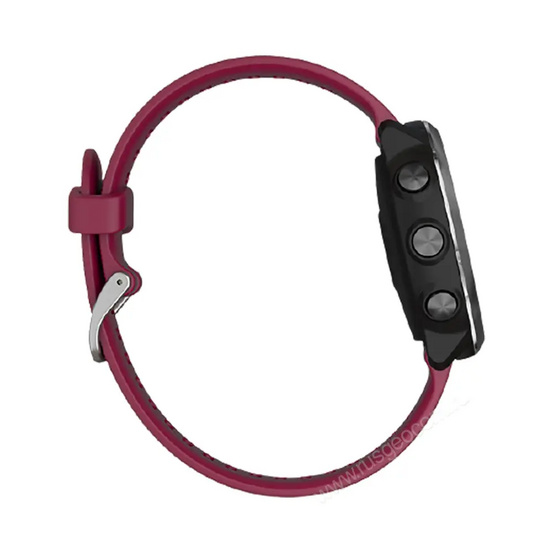 Часы Garmin Forerunner 645 Music с вишневым ремешком