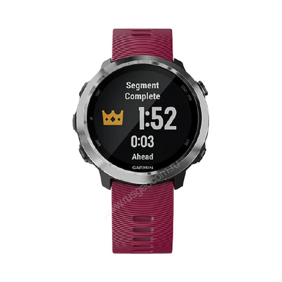 Часы Garmin Forerunner 645 Music с вишневым ремешком