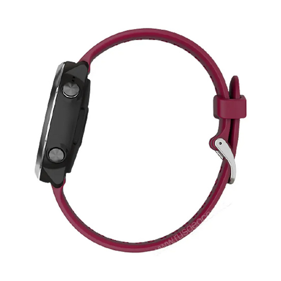 Часы Garmin Forerunner 645 Music с вишневым ремешком