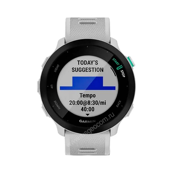 Часы Garmin Forerunner 55 белые
