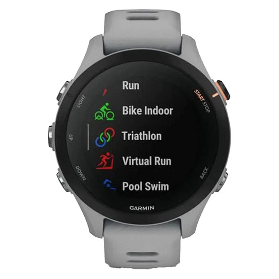Часы Garmin Forerunner 255S со светло-серым ремешком
