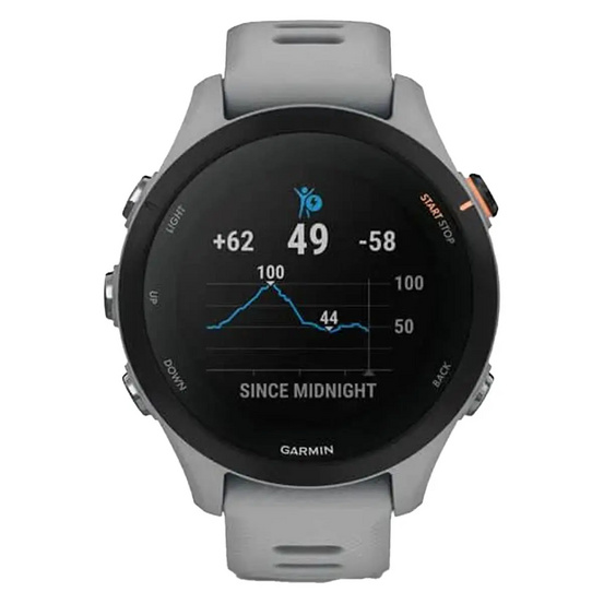 Часы Garmin Forerunner 255S со светло-серым ремешком