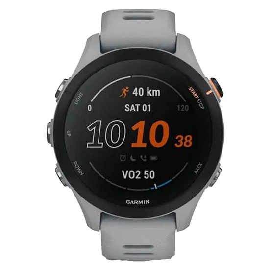 Часы Garmin Forerunner 255S со светло-серым ремешком