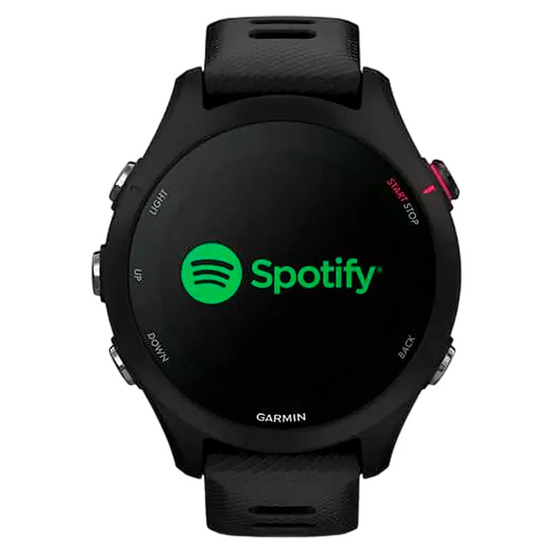 Часы Garmin Forerunner 255S Music с черным ремешком