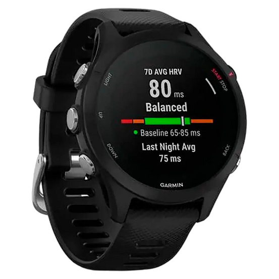 Часы Garmin Forerunner 255S Music с черным ремешком