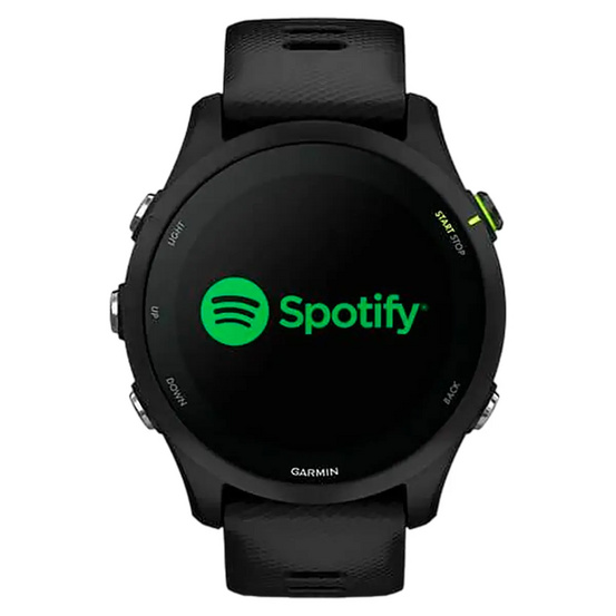 Часы Garmin Forerunner 255 Music с черным ремешком