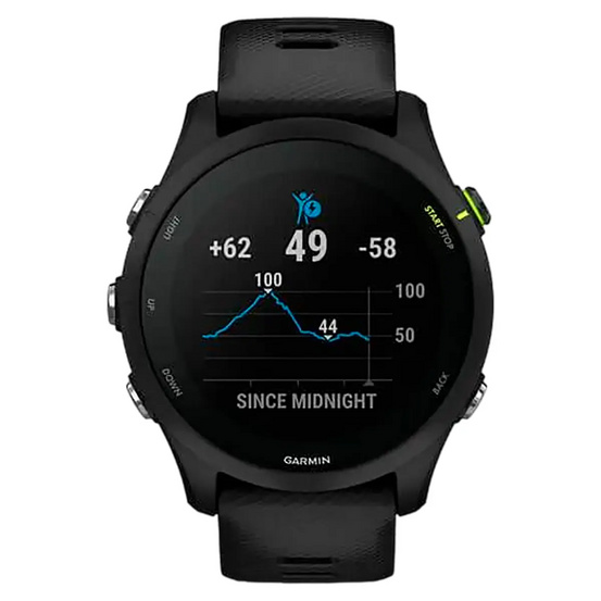 Часы Garmin Forerunner 255 Music с черным ремешком