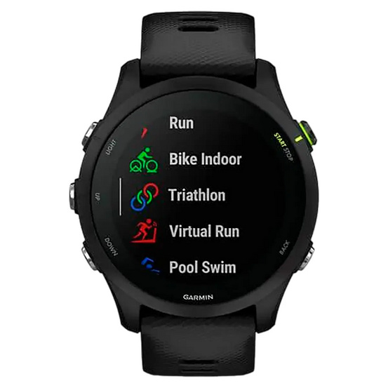 Часы Garmin Forerunner 255 Music с черным ремешком
