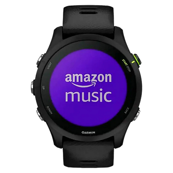 Часы Garmin Forerunner 255 Music с черным ремешком