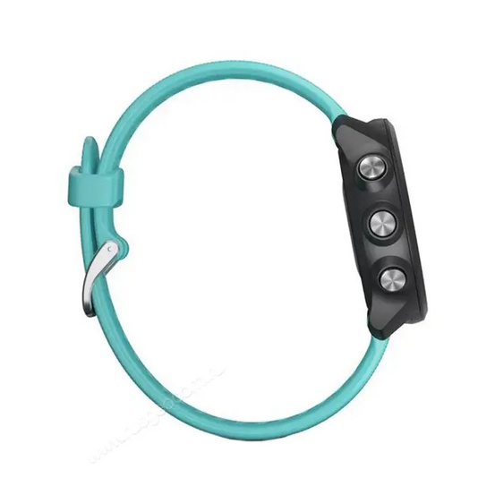 Часы Garmin Forerunner 245 Music черные с бирюзовым ремешком