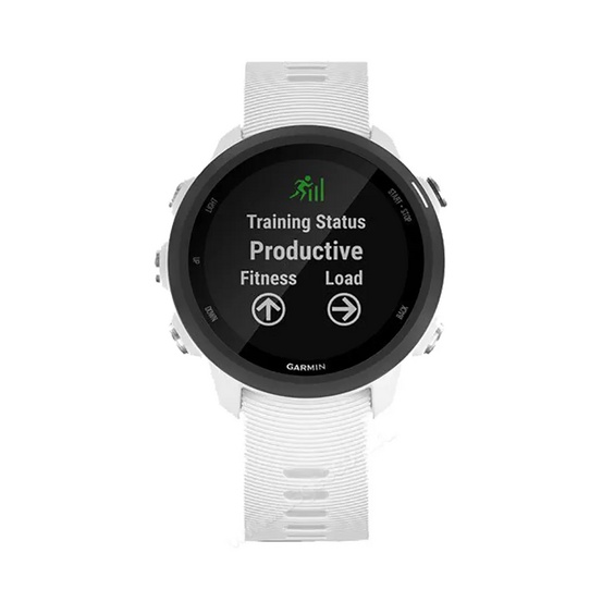 Часы Garmin Forerunner 245 Music белые с белым ремешком