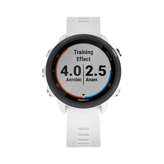 Часы Garmin Forerunner 245 Music белые с белым ремешком