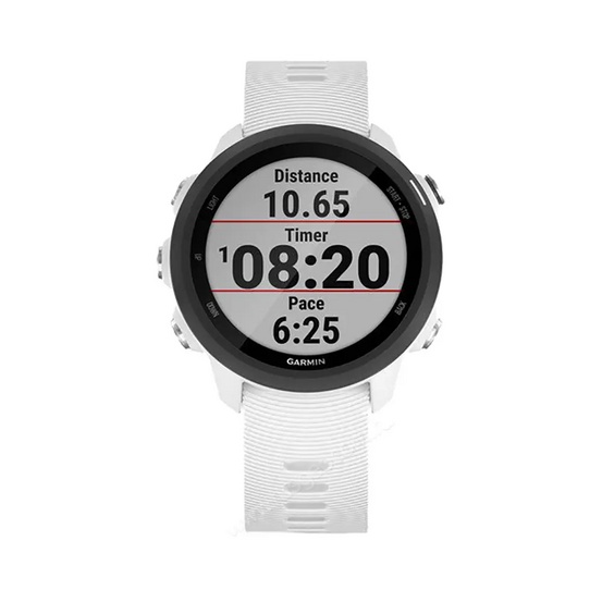 Часы Garmin Forerunner 245 Music белые с белым ремешком