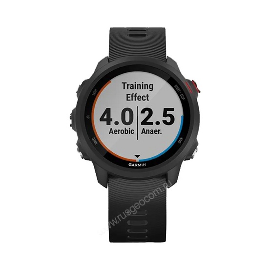 Часы Garmin Forerunner 245 Music черные с черным ремешком