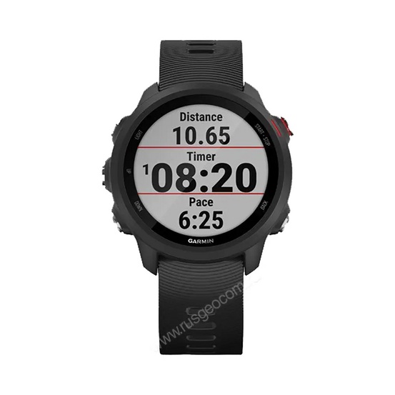 Часы Garmin Forerunner 245 Music черные с черным ремешком