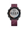 Часы Garmin Forerunner 245 черные с вишневым ремешком