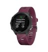 Часы Garmin Forerunner 245 черные с вишневым ремешком