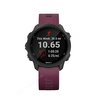 Часы Garmin Forerunner 245 черные с вишневым ремешком