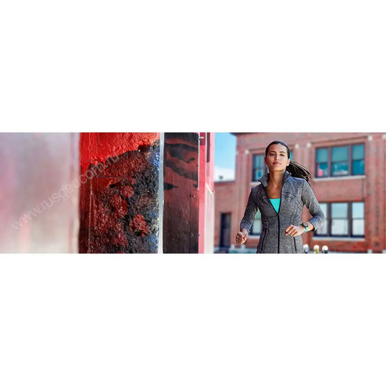 Часы Garmin Forerunner 245 черные с вишневым ремешком