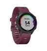Часы Garmin Forerunner 245 черные с вишневым ремешком