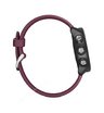 Часы Garmin Forerunner 245 черные с вишневым ремешком
