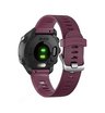 Часы Garmin Forerunner 245 черные с вишневым ремешком
