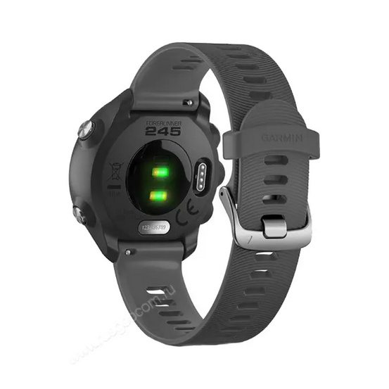 Часы Garmin Forerunner 245 черные с серым ремешком