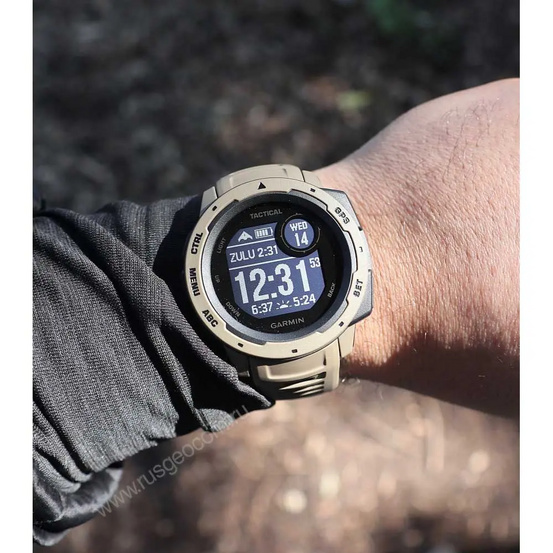 Часы Garmin Instinct Tactical коричневый коричневые