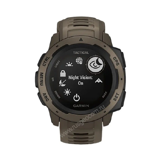 Часы Garmin Instinct Tactical коричневый коричневые