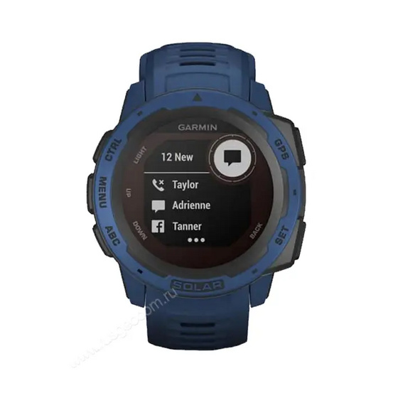 Часы Garmin Instinct Solar Tidal Blue