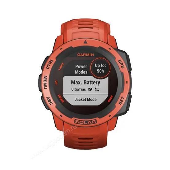 Часы Garmin Instinct Solar Flame Red