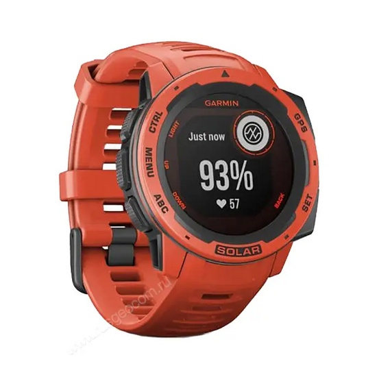 Часы Garmin Instinct Solar Flame Red