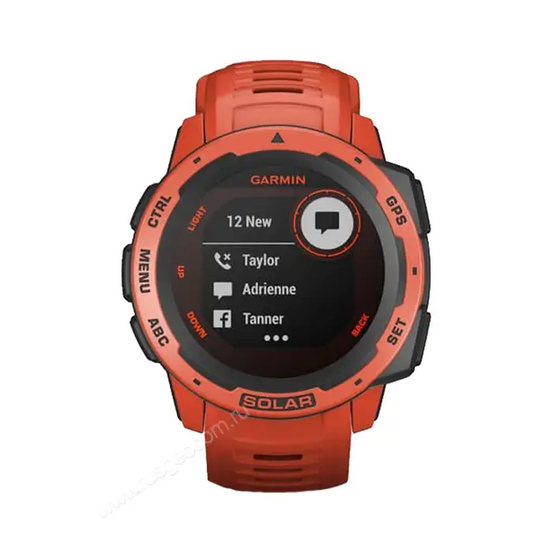 Часы Garmin Instinct Solar Flame Red
