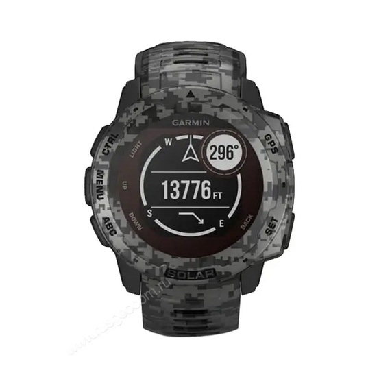 Часы Garmin Instinct Solar Camo Graphite