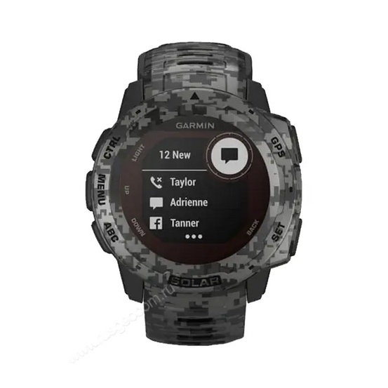 Часы Garmin Instinct Solar Camo Graphite