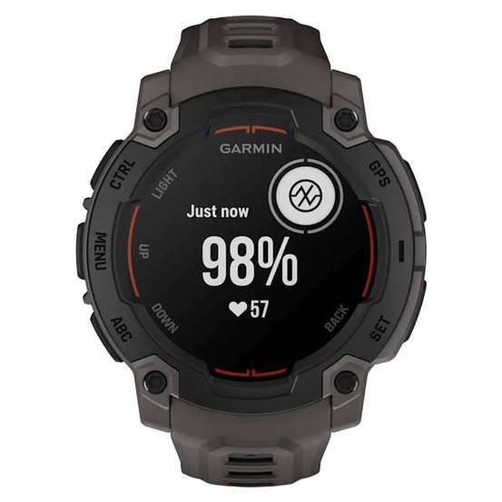 Часы Garmin Instinct E Black 45mm c угольно-черным ремешком