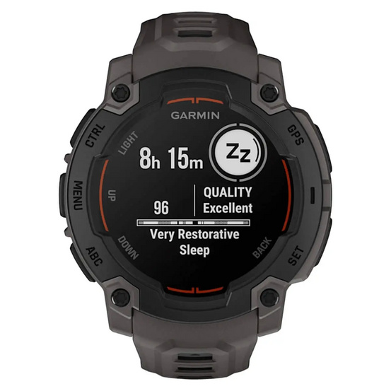 Часы Garmin Instinct E Black 45mm c угольно-черным ремешком