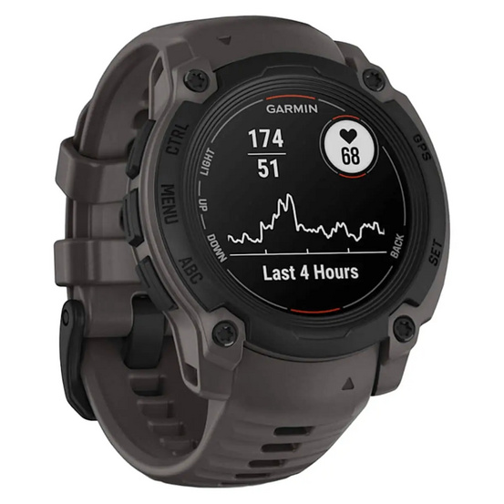 Часы Garmin Instinct E Black 40mm c угольно-черным ремешком